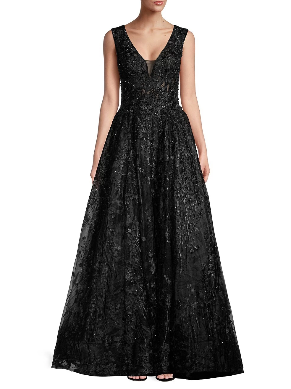 Beaded Tulle Ball Gown - Image 2