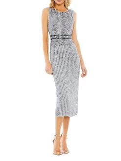 Allover Sequin Sheath Dress