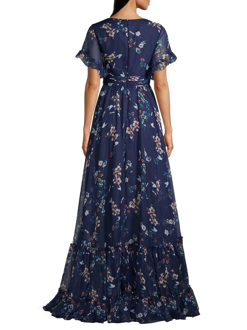 Floral Empire Waist Gown - Image 5