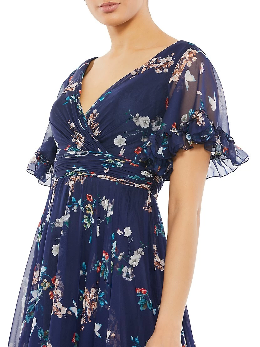 Floral Empire Waist Gown - Image 6