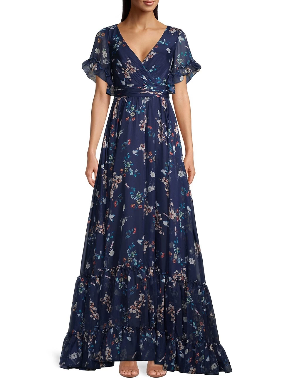 Floral Empire Waist Gown - Image 2