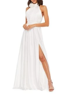 Chiffon Halter Gown