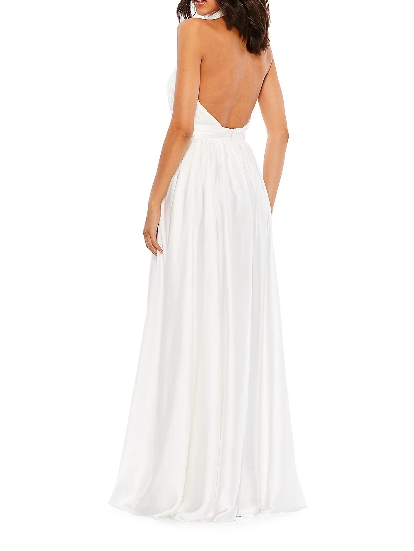 Chiffon Halter Gown - Image 2