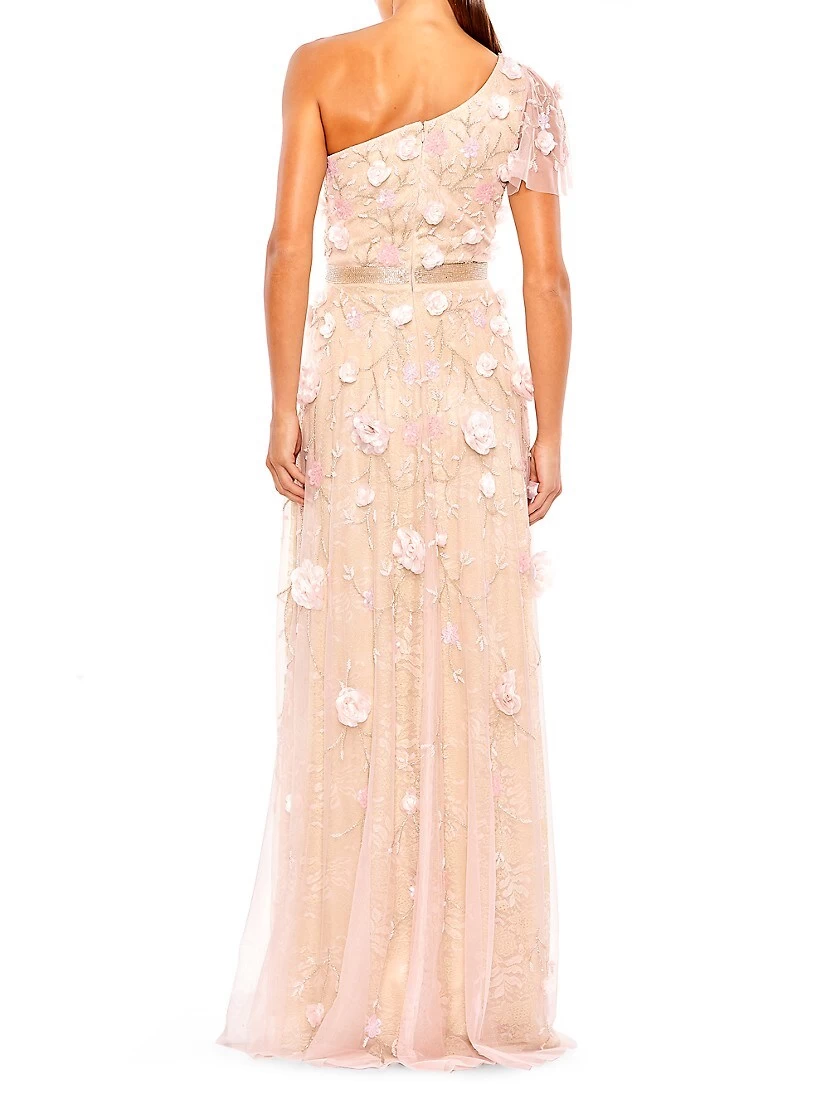 Asymmetric A-Line Gown - Image 3