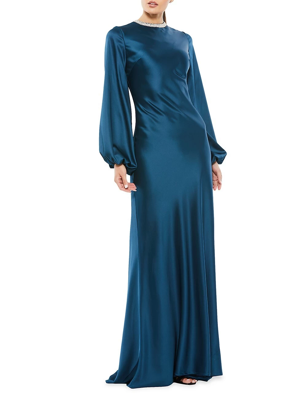 Ieena Satin Sheath Gown - Image 2