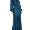 Ieena Satin Sheath Gown