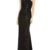 Ieena One-Shoulder Sheath Gown