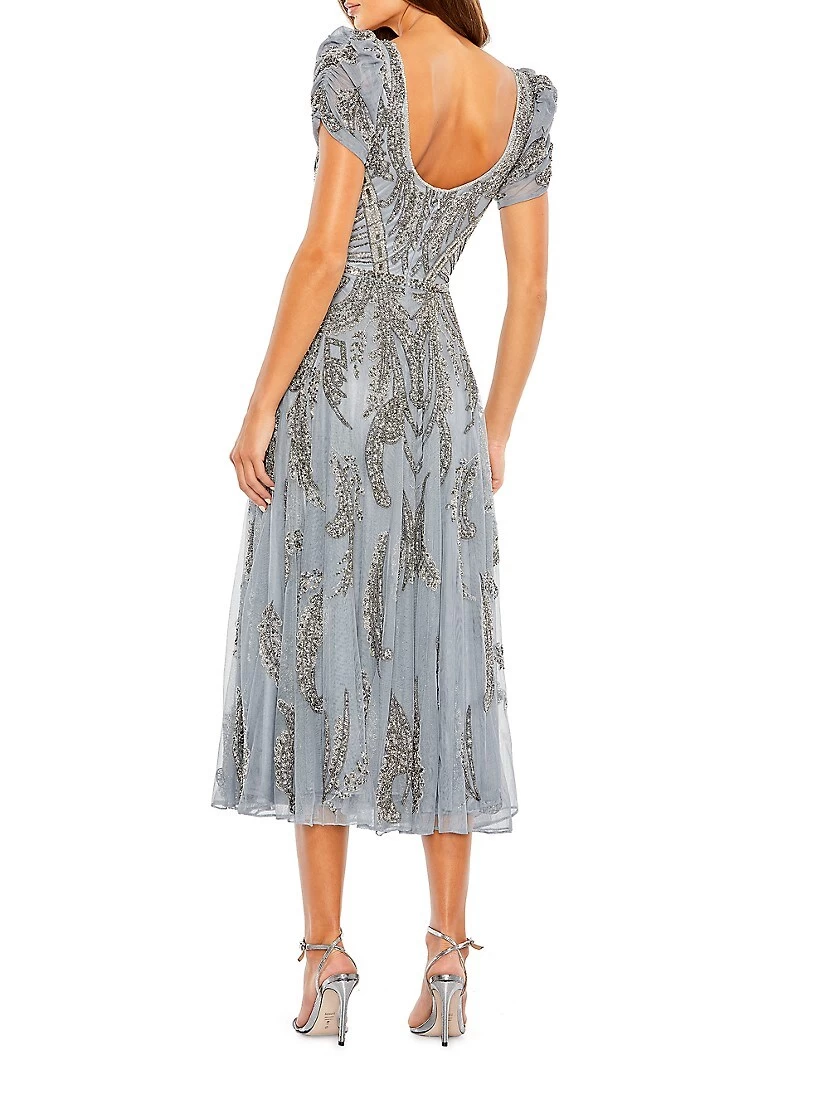 Embellished Short-Sleeve Dress - Image 3