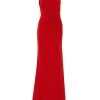 Ieena One-Shoulder Jersey Gown