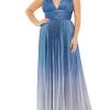 Fabulouss Ombré Pleated Gown