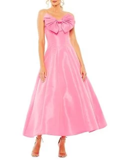 Cocktail Bow Strapless Ballgown