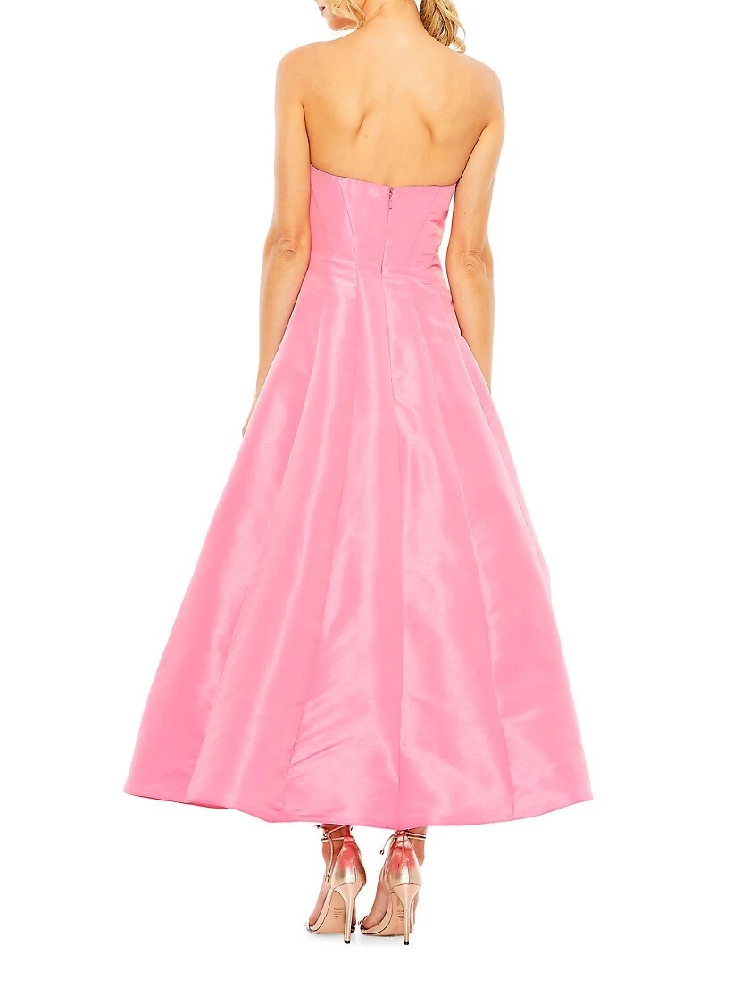 Cocktail Bow Strapless Ballgown - Image 3