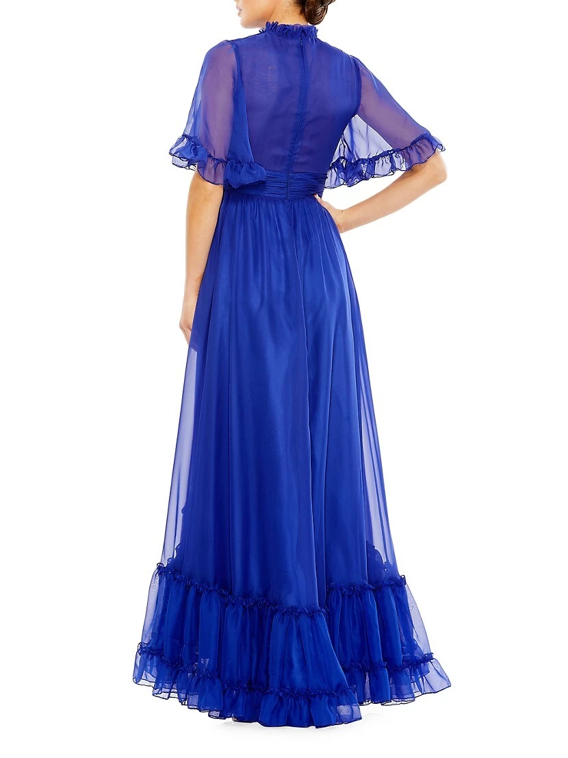 Evening Chiffon High-Low Gown - Image 3