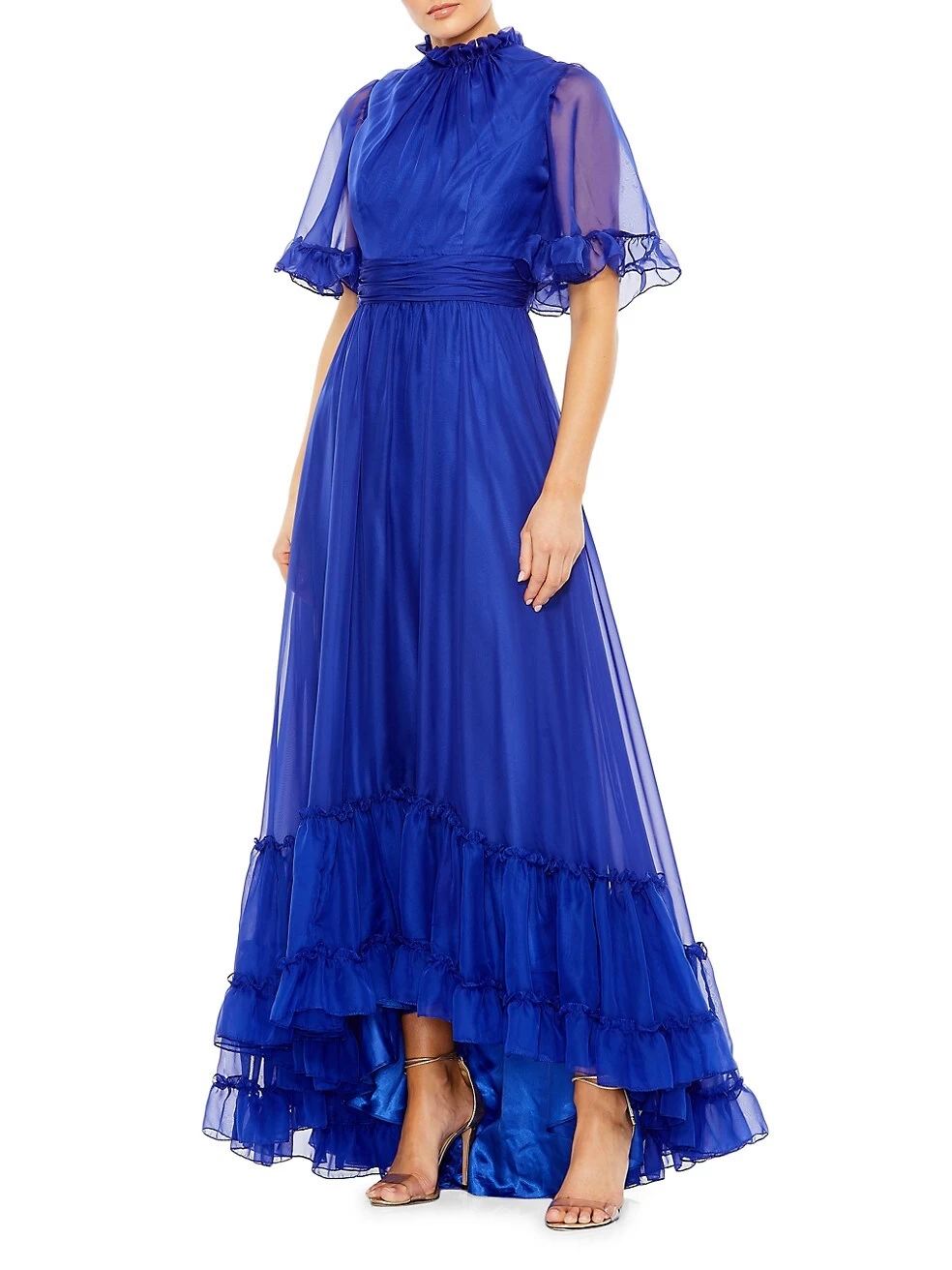 Evening Chiffon High-Low Gown - Image 2