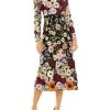 Mac Floral Embroidered Midi-Dress