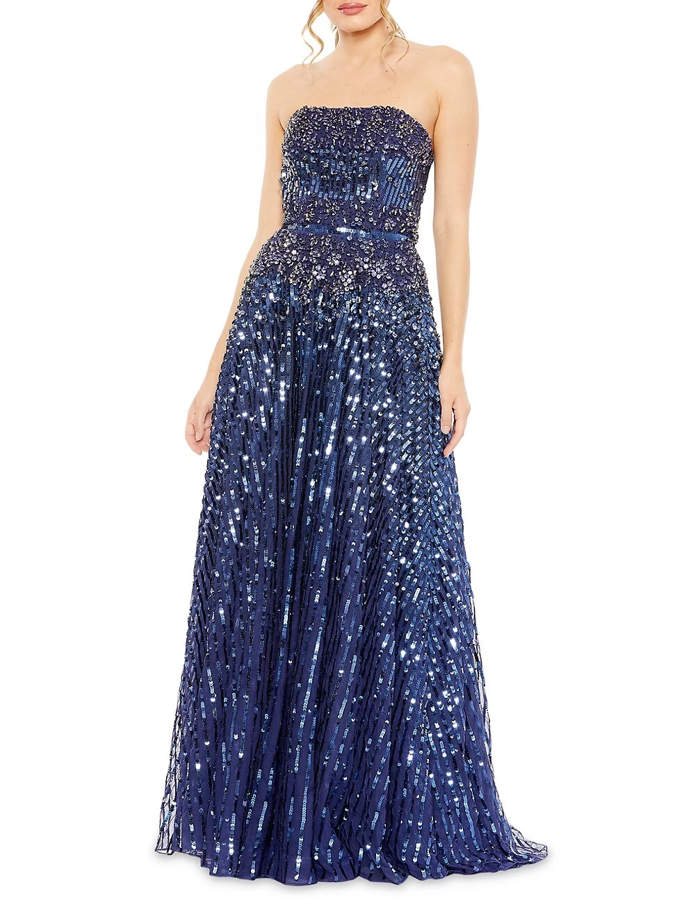 Embellished Strapless Gown - Image 2