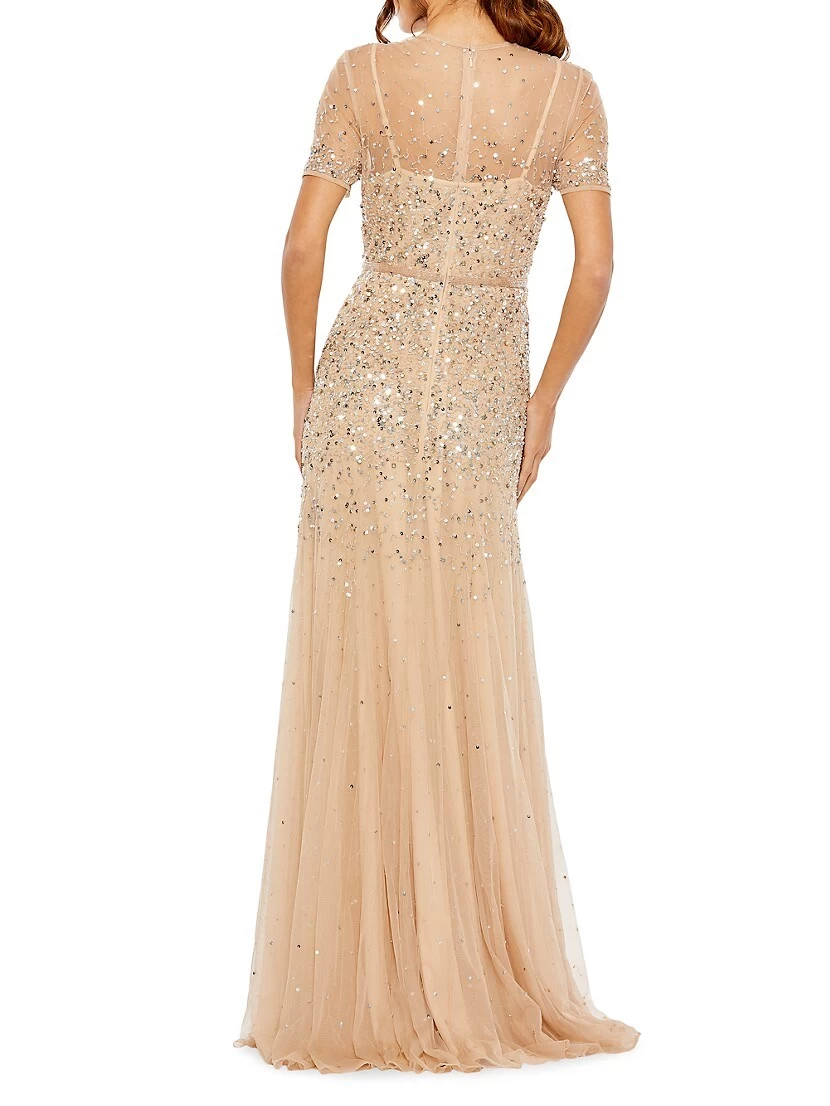 Sequin-Embellished Gown - Image 3