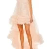 High-Low Tulle Gown