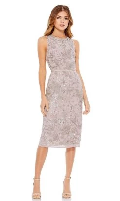 Mac Duggal - 10741 Jewel Embellished Sheath Dress