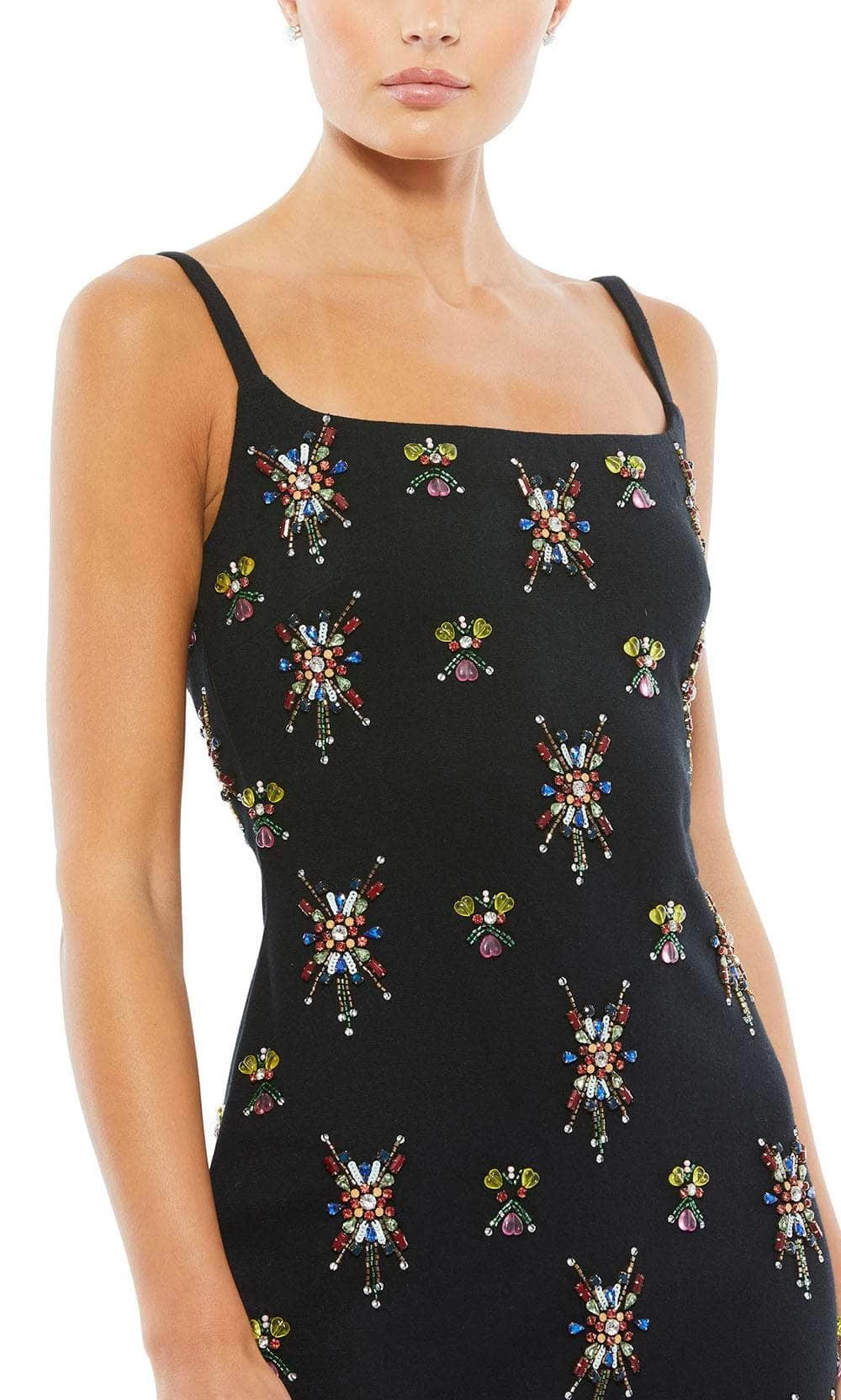 Mac Duggal 10787 - Bejeweled Sheath Cocktail Dress - Image 3