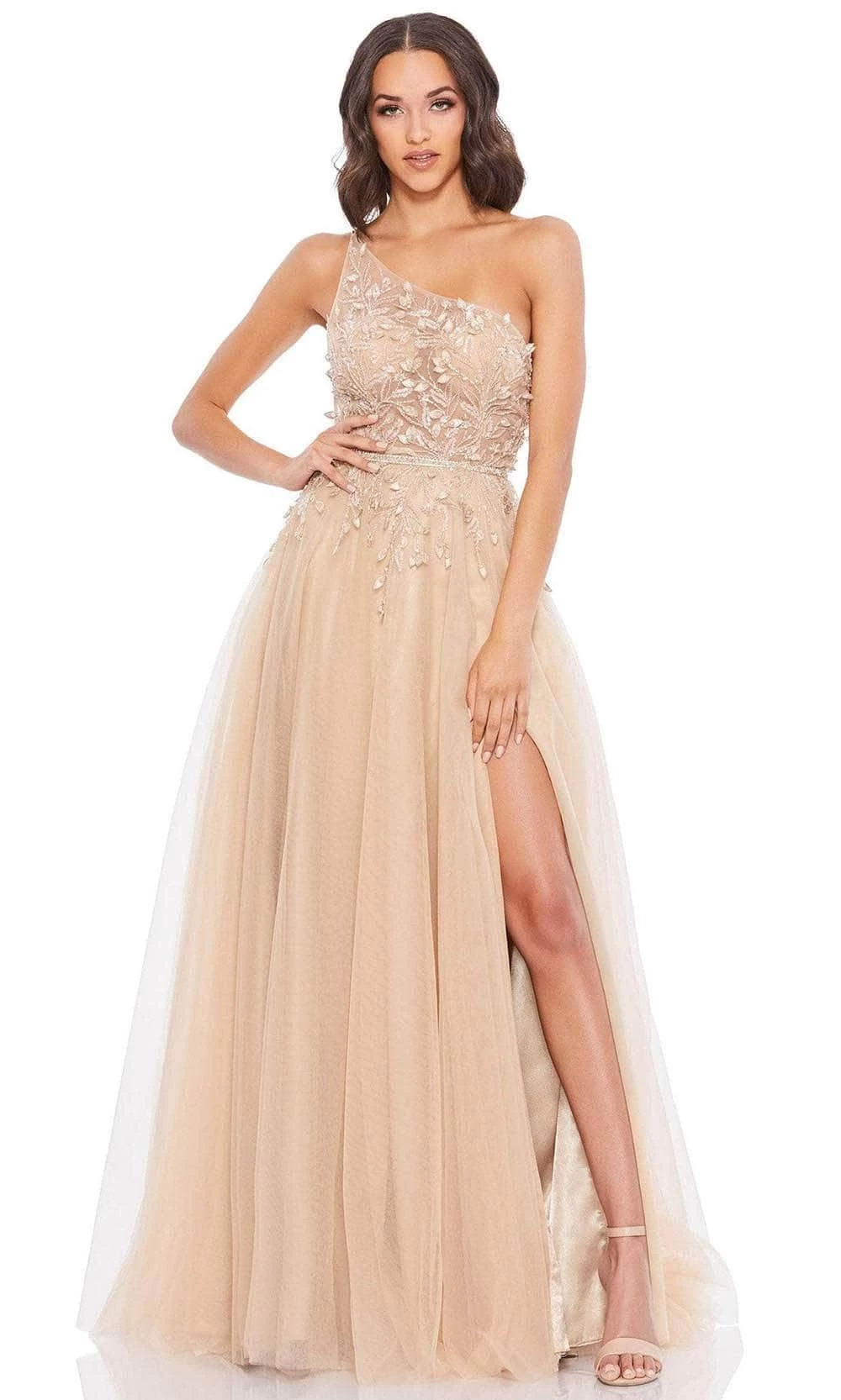 Mac Duggal 11210 - Embellished Backless Evening Dress