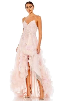 Mac Duggal 11293 - Ruffle High-Low Evening Gown
