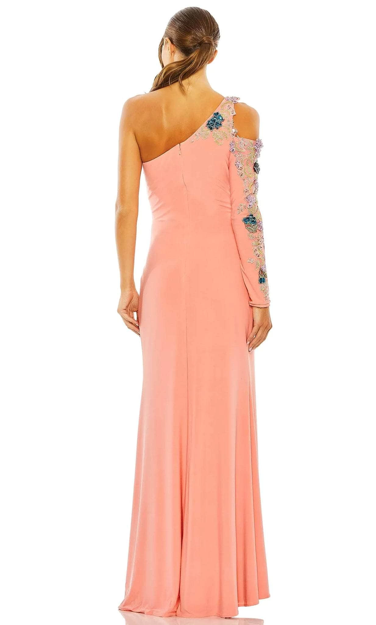 Mac Duggal 2204 - Embroidered Evening Gown With Slit - Image 5