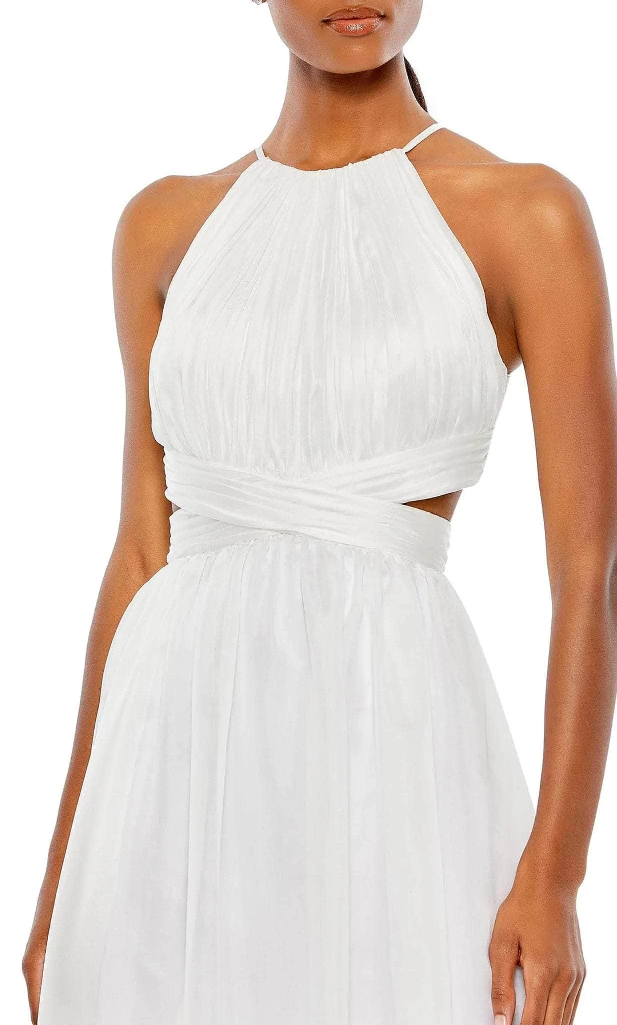 Mac Duggal 49530 - Halter Neck Side Cut-Out Long Dress - Image 3