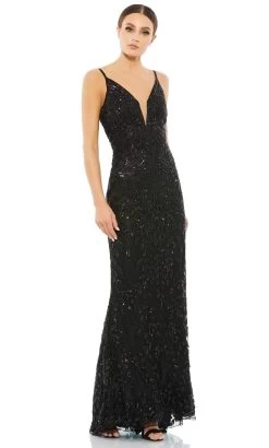 Mac Duggal 5107 - Sleeveless Embellished Evening Dress