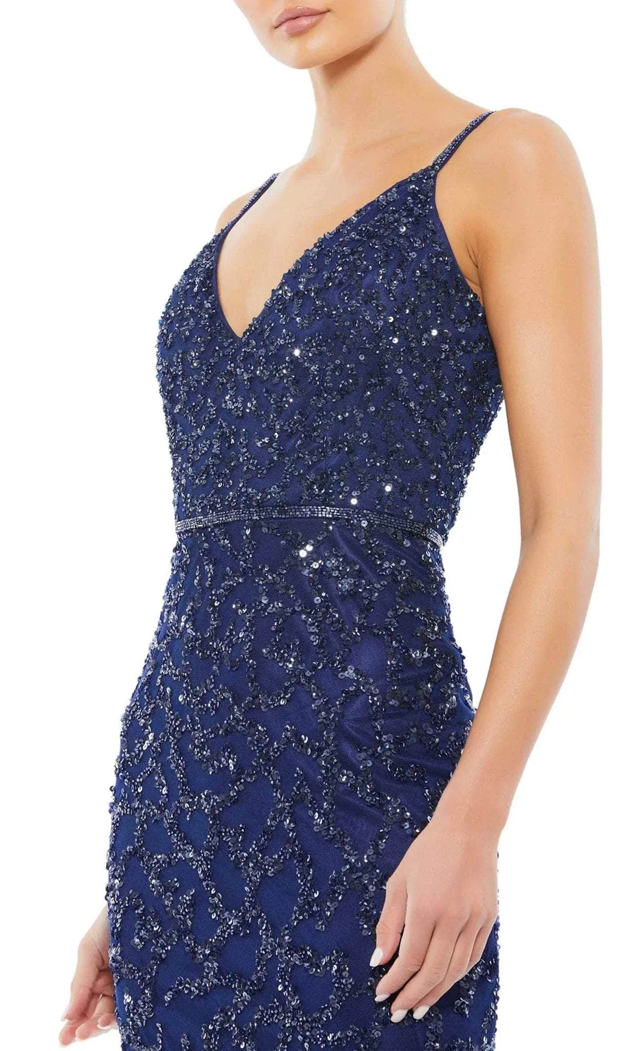 Mac Duggal 5481 - Sleeveless V-Neck Evening Dress - Image 3