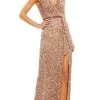Mac Duggal 5539 - Sequin Ornate Wrap Evening Dress