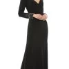 Mac Duggal 55712 - Embellished Long Sleeve Evening Gown