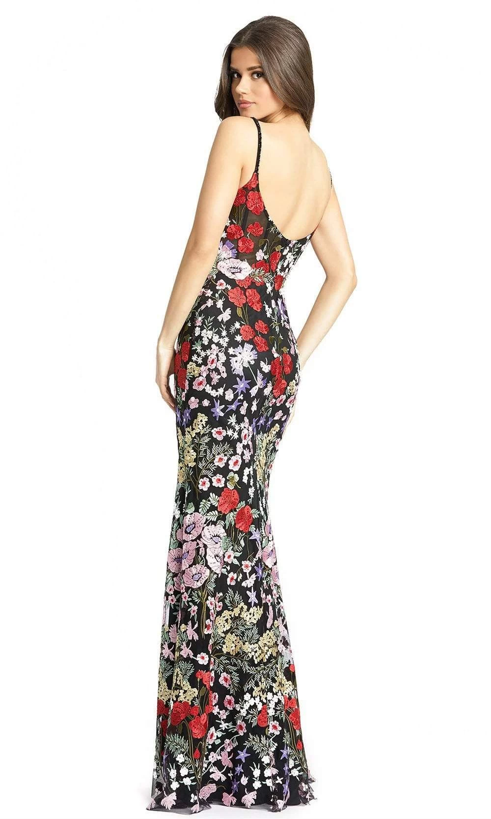 Mac Duggal - 67473 Floral Embroidered Evening Dress - Image 2
