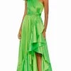 Mac Duggal 68027 - Asymmetrical One Sleeve Long Dress