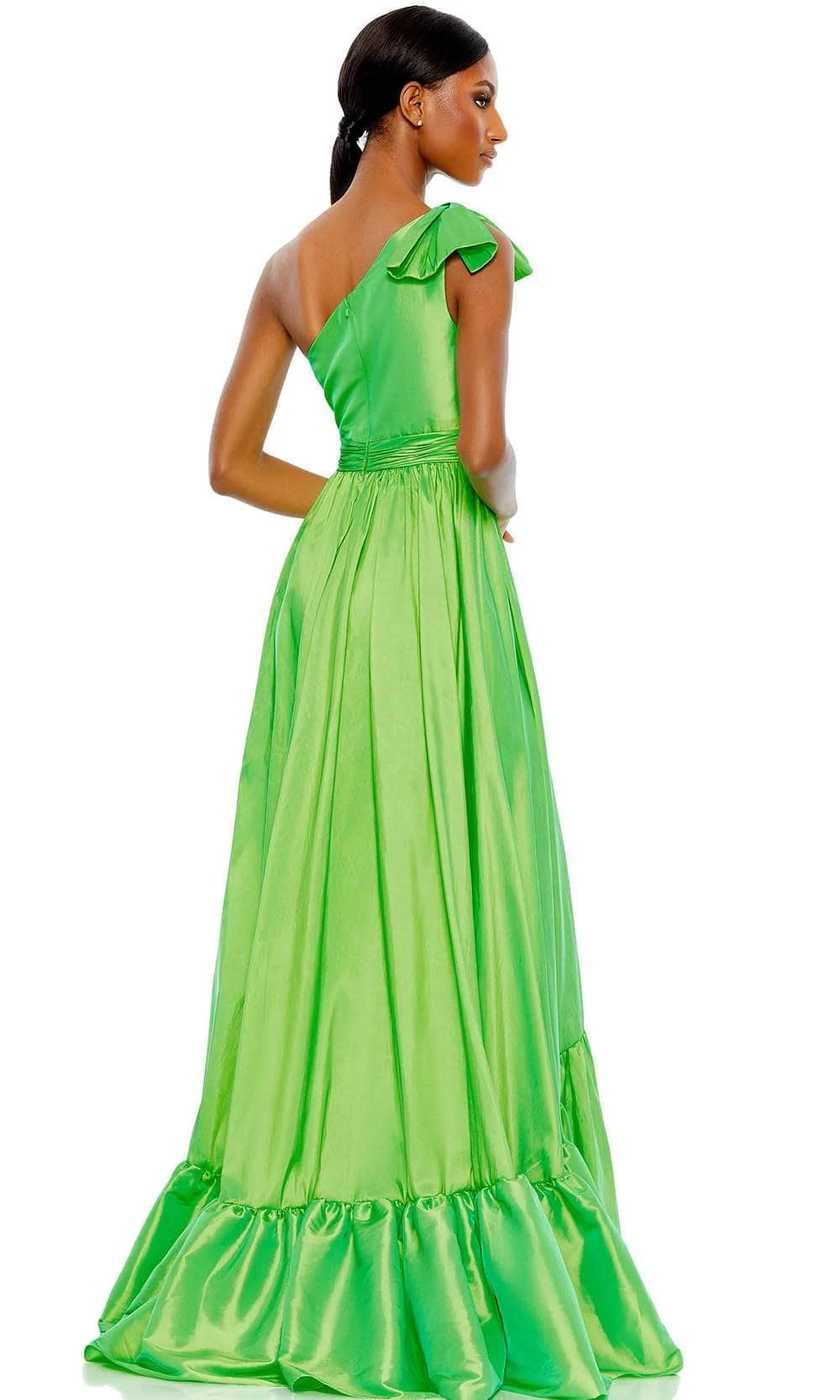 Mac Duggal 68027 - Asymmetrical One Sleeve Long Dress - Image 2