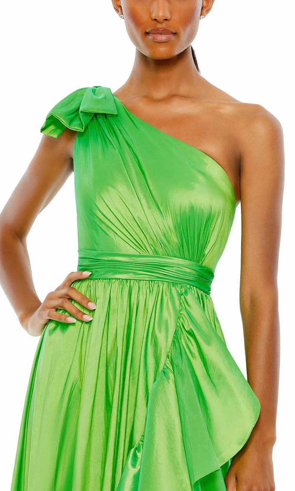 Mac Duggal 68027 - Asymmetrical One Sleeve Long Dress - Image 4