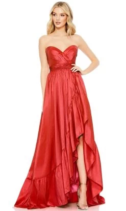 Mac Duggal 68040 - Strapless Ruched Prom Dress