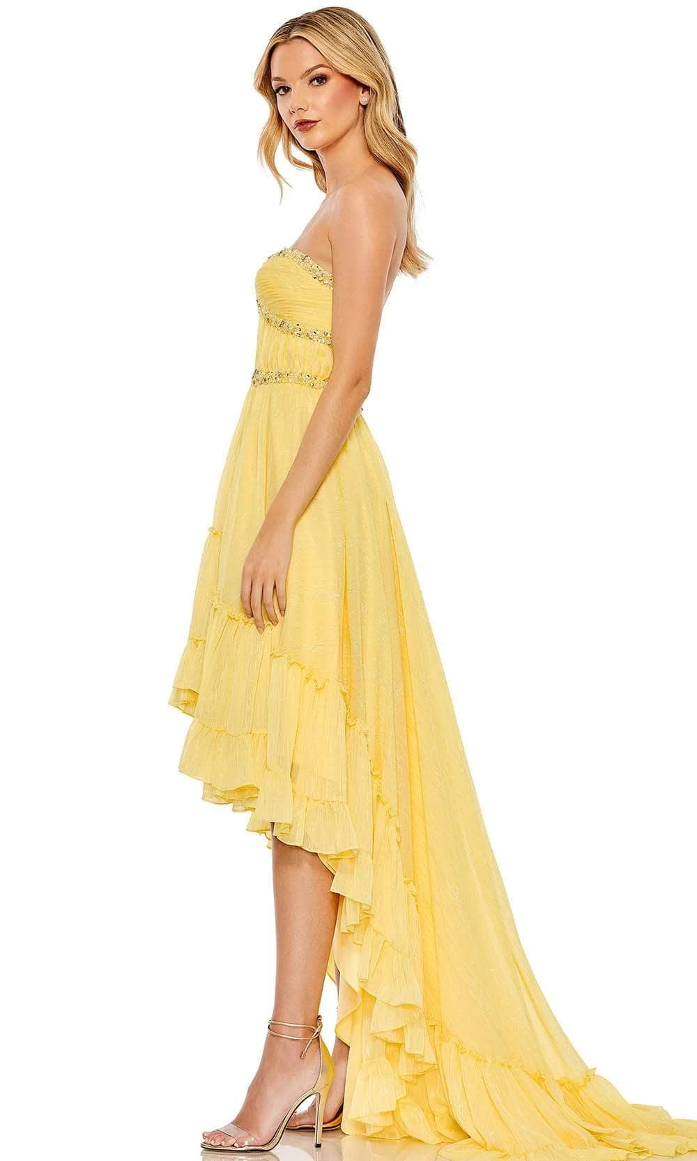 Mac Duggal 68096 - Sweetheart High Low Prom Dress - Image 7