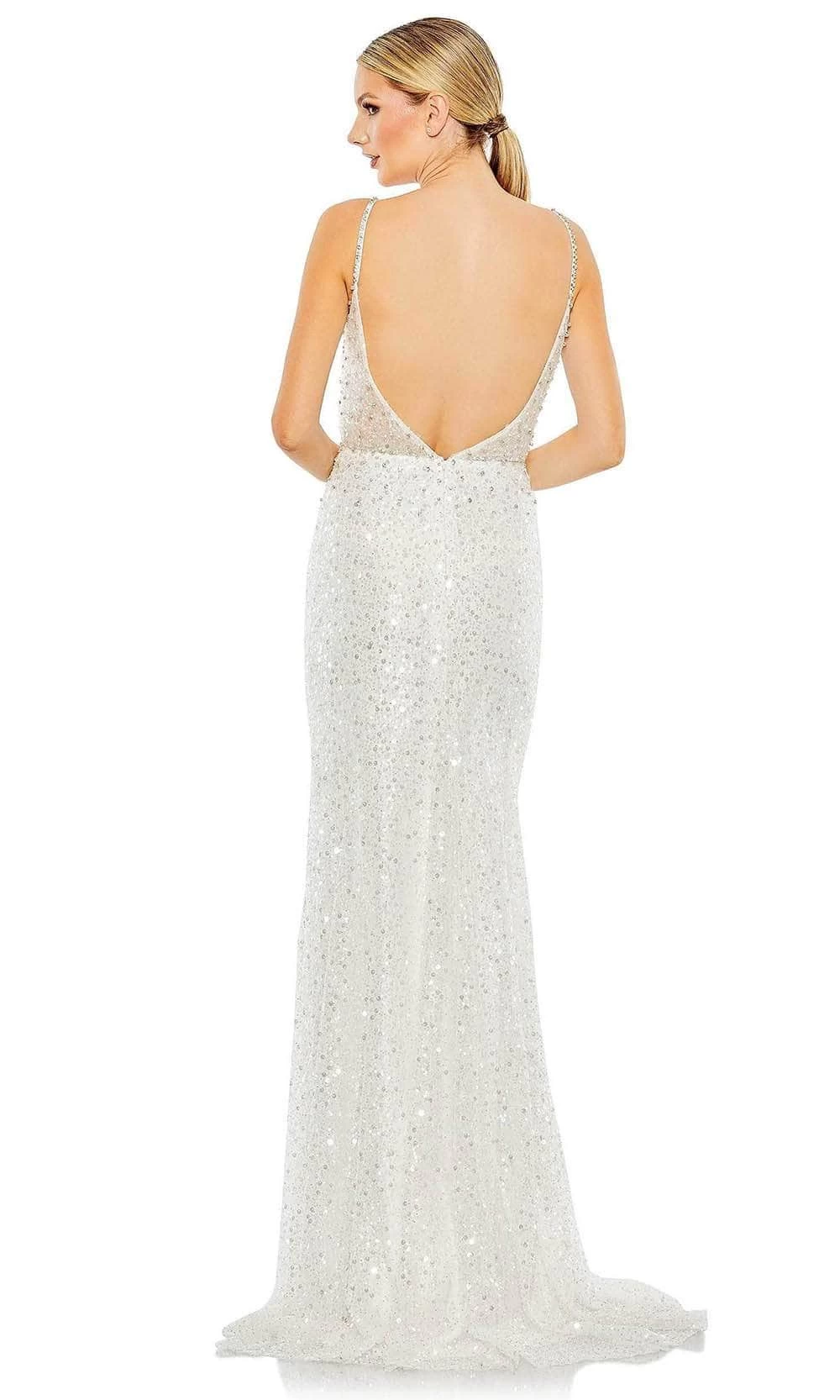 Mac Duggal 68175 - Embellished Plunging V-neckline Evening Dress - Image 5