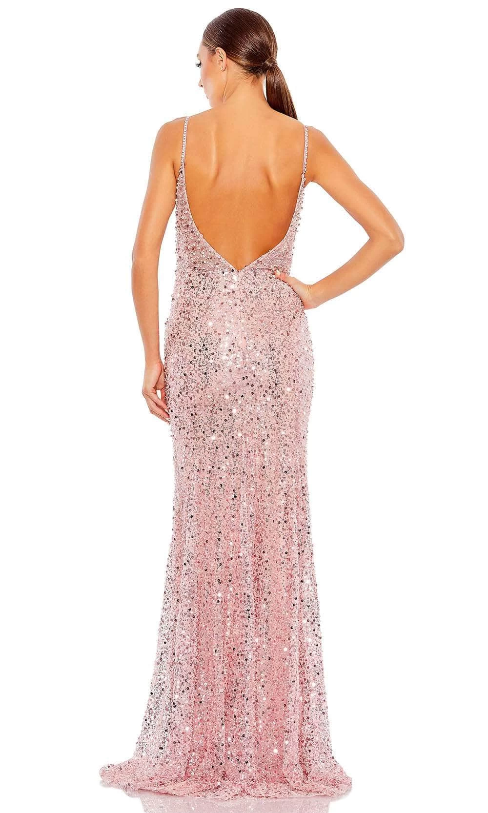 Mac Duggal 68175 - Embellished Plunging V-neckline Evening Dress - Image 2