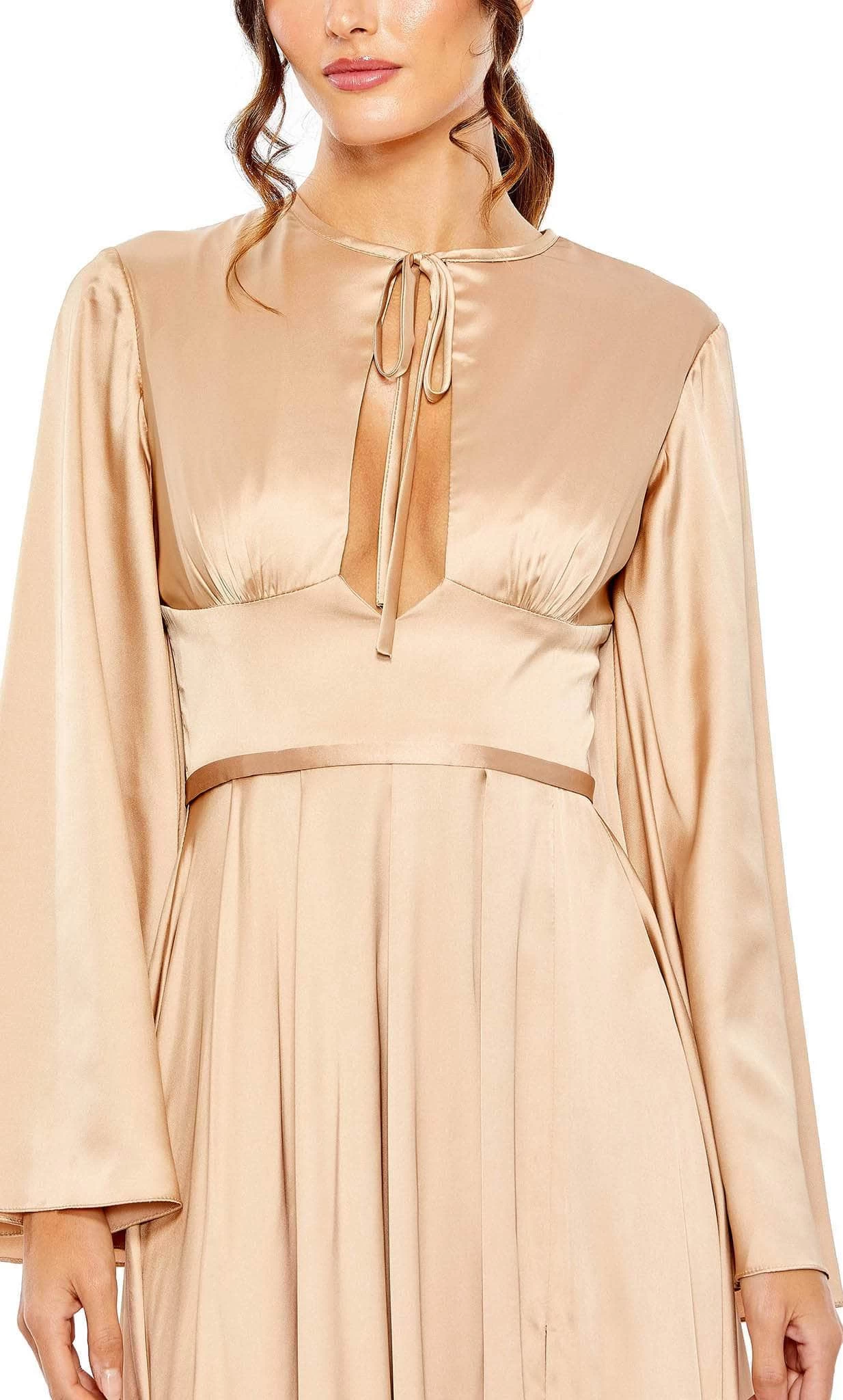 Mac Duggal 68308 - Long Sleeve A-line Evening Dress - Image 6