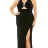 Mac Duggal 76993 - Halter V Neck Formal Gown