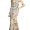 Mac Duggal - 79313 Floral Embroidered Corseted Dress