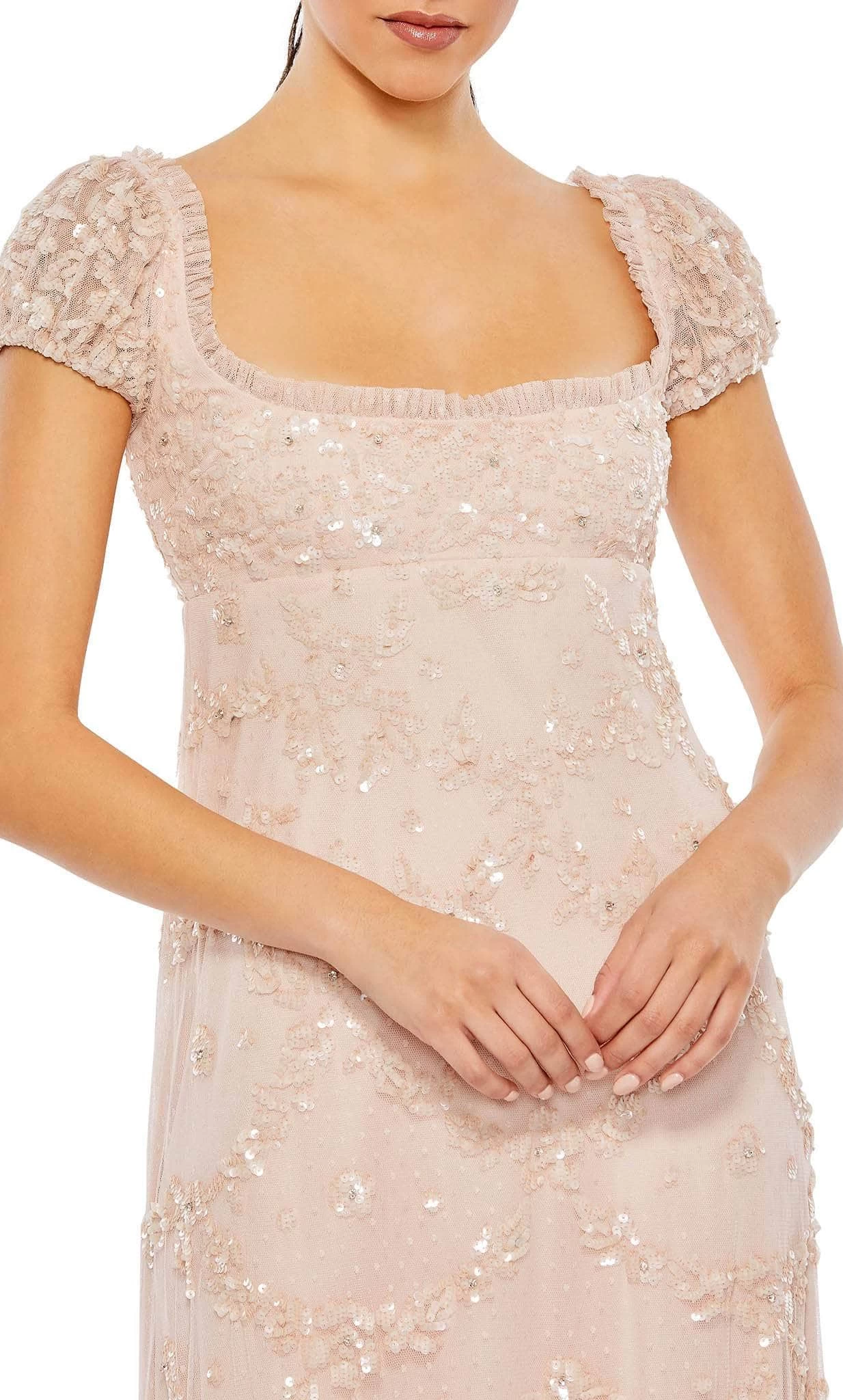 Mac Duggal 9194 - Empire Waist Vintage-Style Dress - Image 3