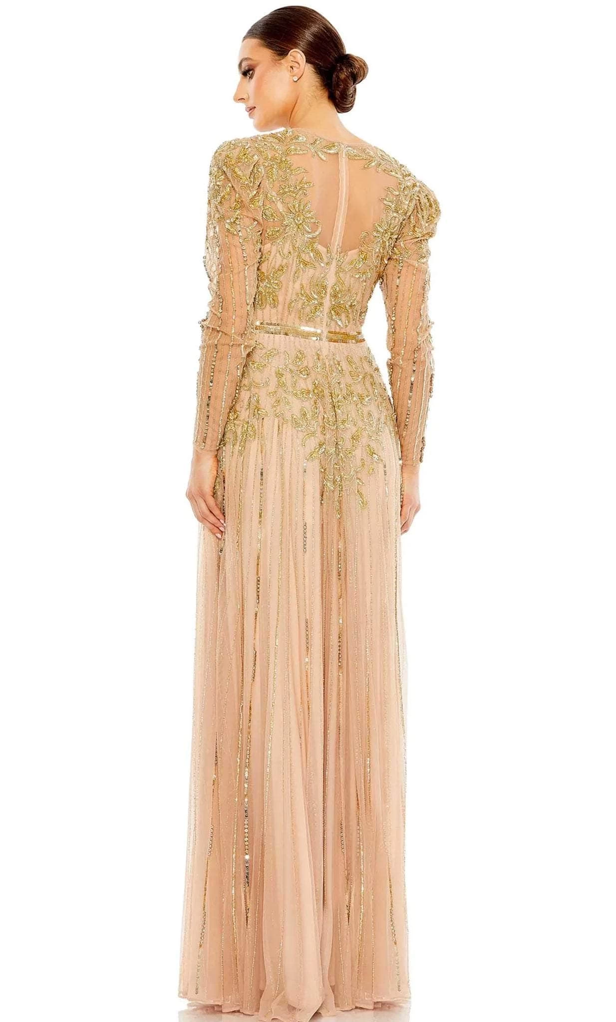 Mac Duggal 93638 - Sequined A-line Enchanting Dress - Image 2