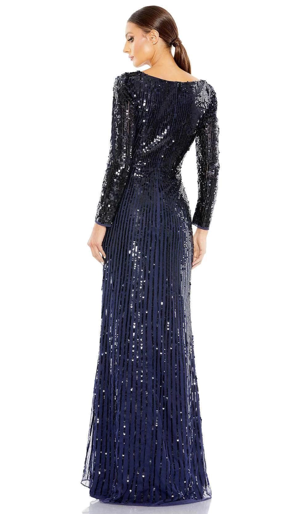 Mac Duggal 93660 - Faux Wrap Sequin Evening Dress - Image 5