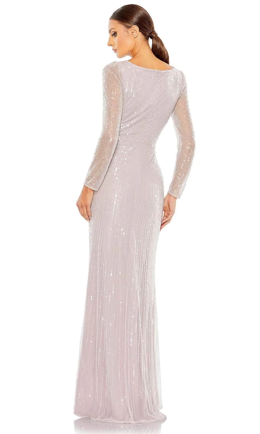 Mac Duggal 93660 - Faux Wrap Sequin Evening Dress - Image 2