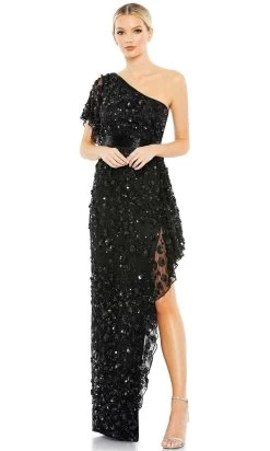 Mac Duggal 93687 - Asymmetrical One Shoulder Strap High Low Dress