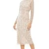 Mac Duggal Cocktail - 10812D Jewel Knee-Length Sheath Dress