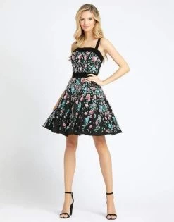 Mac Duggal Evening - 4984D Sleeveless Embellished A-line Dress